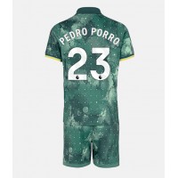 Tottenham Hotspur Pedro Porro #23 Tredje trøje Børn 2024-25 Kortærmet (+ Korte bukser)